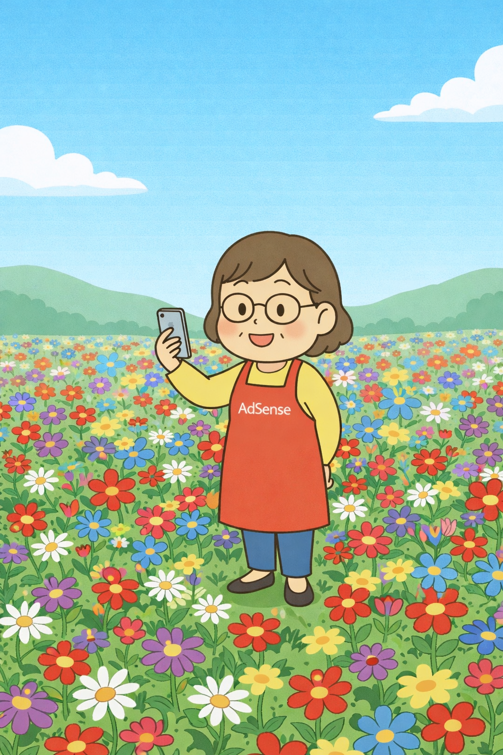 adsenseエプロンのmanaoko