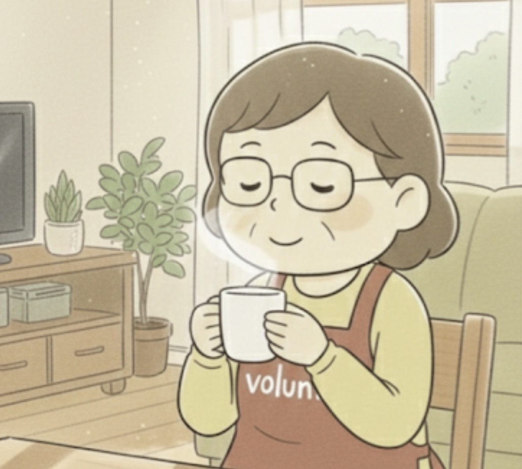 一人の時間を過ごす主婦